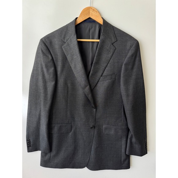 Loro Piana Daniel Cremieux Gray Wool‎ Blazer Sport Coat Size 42R